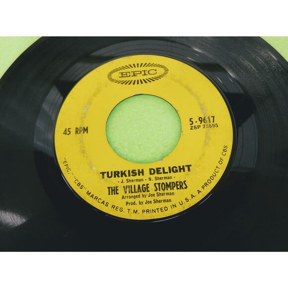 Village Stompers - Turkish Delight / Washington Square 45rpm Vinyl Record Single - Picture 1 of 8